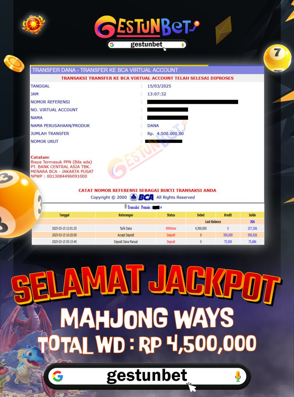 BUKTI JP GESTUNBET 15 MARET 2025