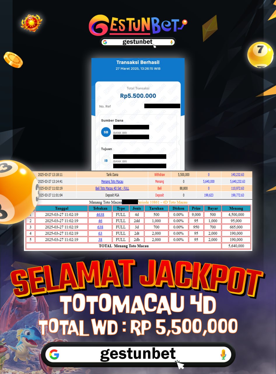 BUKTI JP GESTUNBET 27 MARET 2025