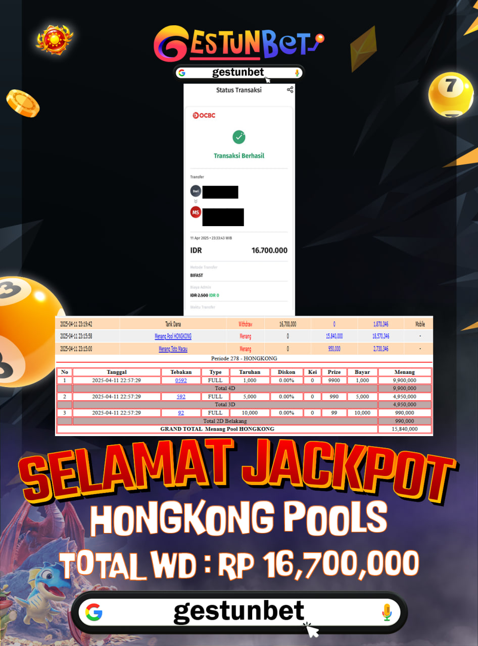 BUKTI JP GESTUNBET 11 APRIL 2025