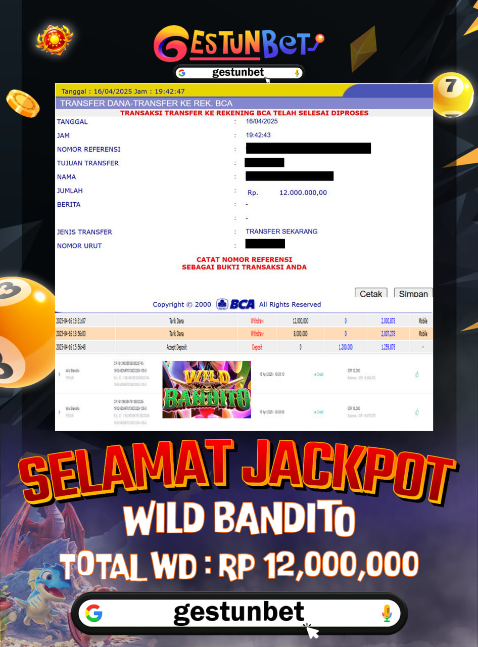 BUKTI JP GESTUNBET 16 APRIL 2025