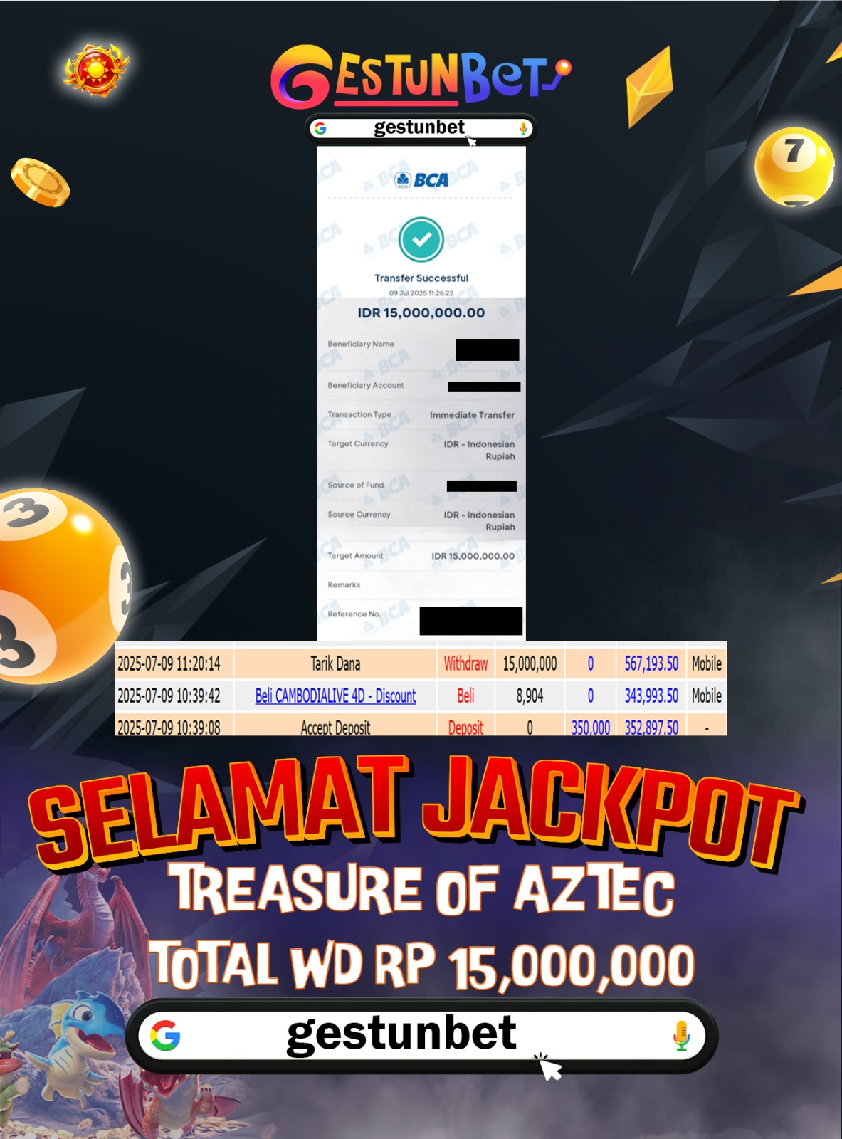 BUKTI JP GESTUNBET 09JULI 2025