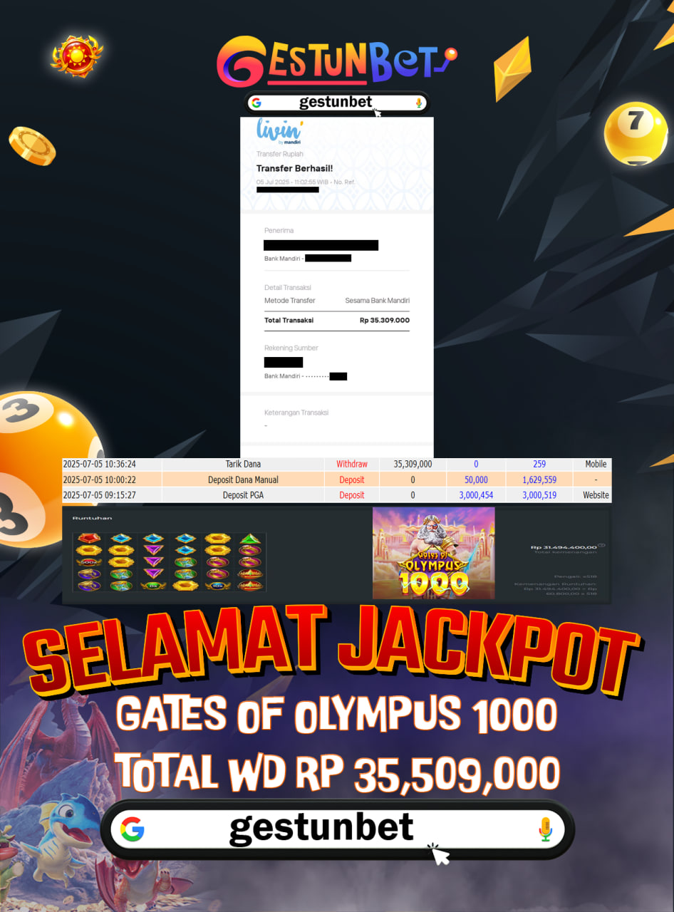 BUKTI JP GESTUNBET 05 JULI 2025