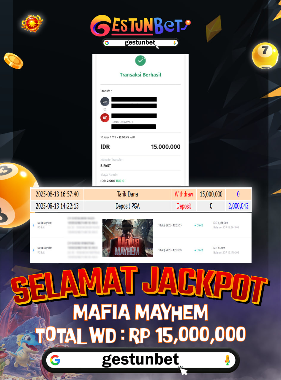 BUKTI JP GESTUNBET 13 AGUSTUS 2025