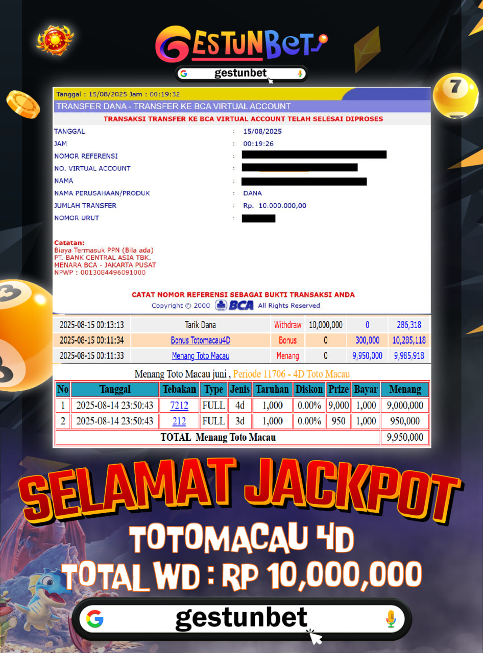 BUKTI JP GESTUNBET 15 AGUSTUS 2025
