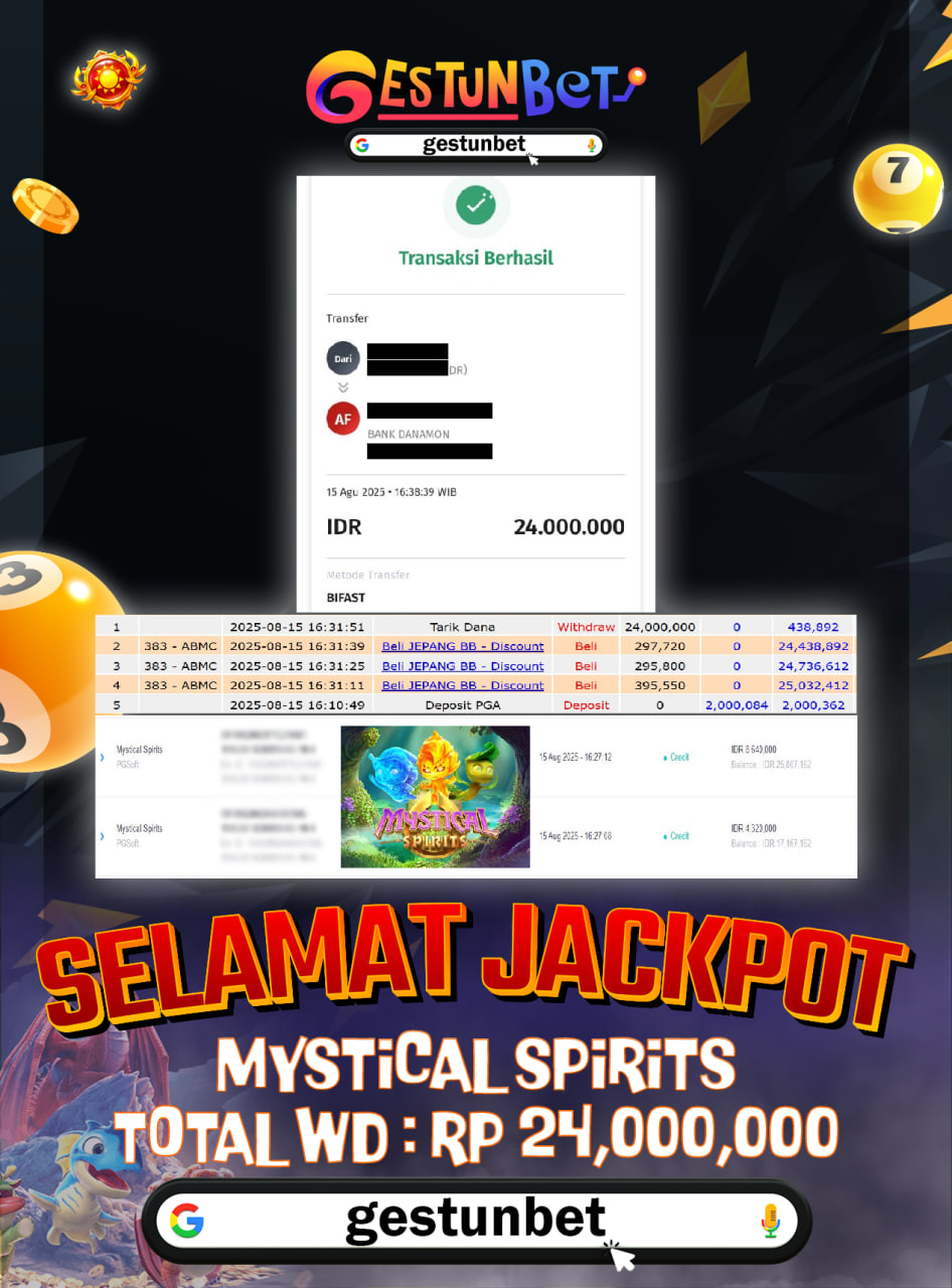 BUKTI JP GESTUNBET 15 AGUSTUS 2025