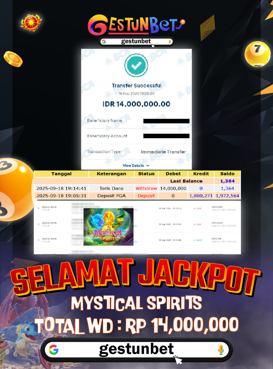 BUKTI JP GESTUNBET 19 SEPTEMBER 2025