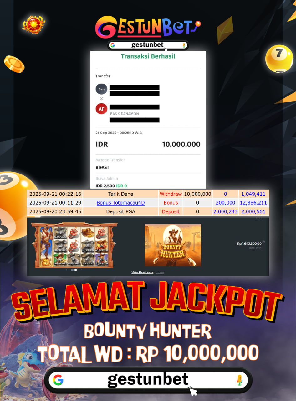 BUKTI JP GESTUNBET 21 SEPTEMBER 2025