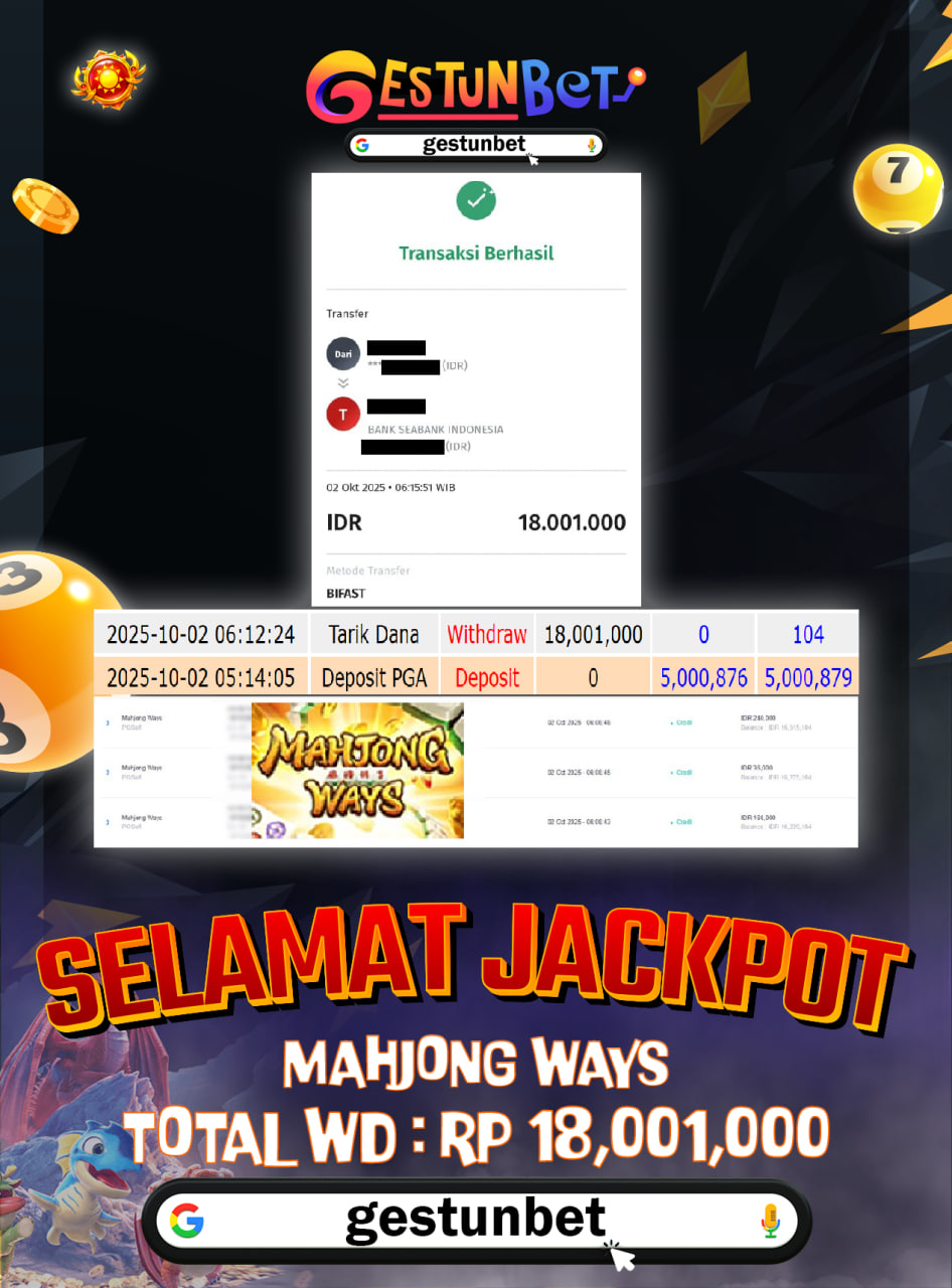 BUKTI JP GESTUNBET 02 OKTOBER 2025
