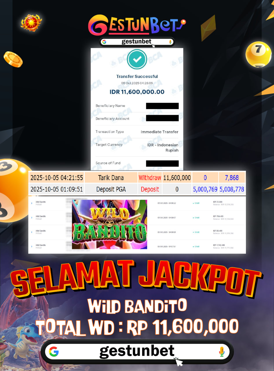 BUKTI JP GESTUNBET 05 OKTOBER 2025