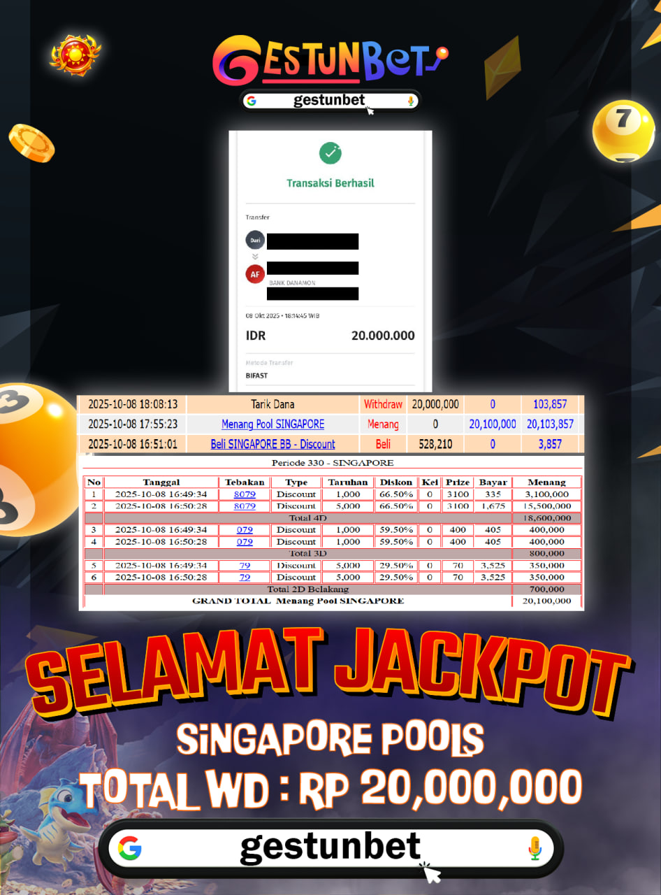 BUKTI JP GESTUNBET 08 OKTOBER 2025