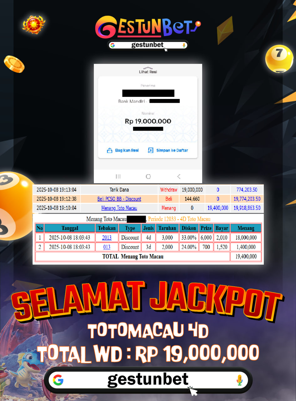 BUKTI JP GESTUNBET 08 OKTOBER 2025