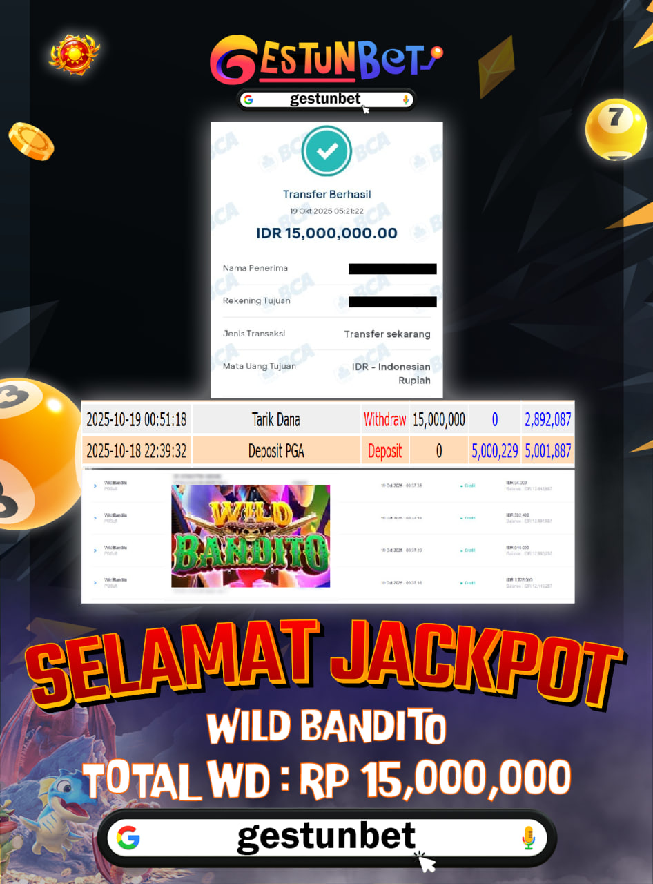 BUKTI JP GESTUNBET 19 OKTOBER 2025
