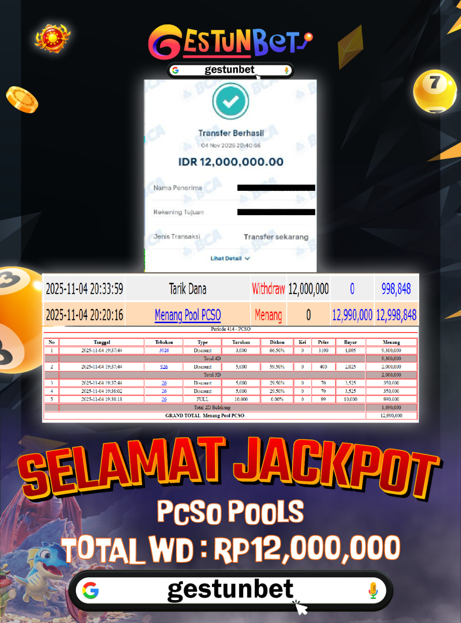 BUKTI JP GESTUNBET 04 NOVEMBER 2025