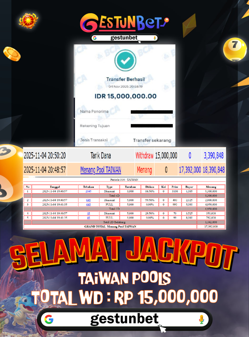 BUKTI JP GESTUNBET 04 NOVEMBER 2025