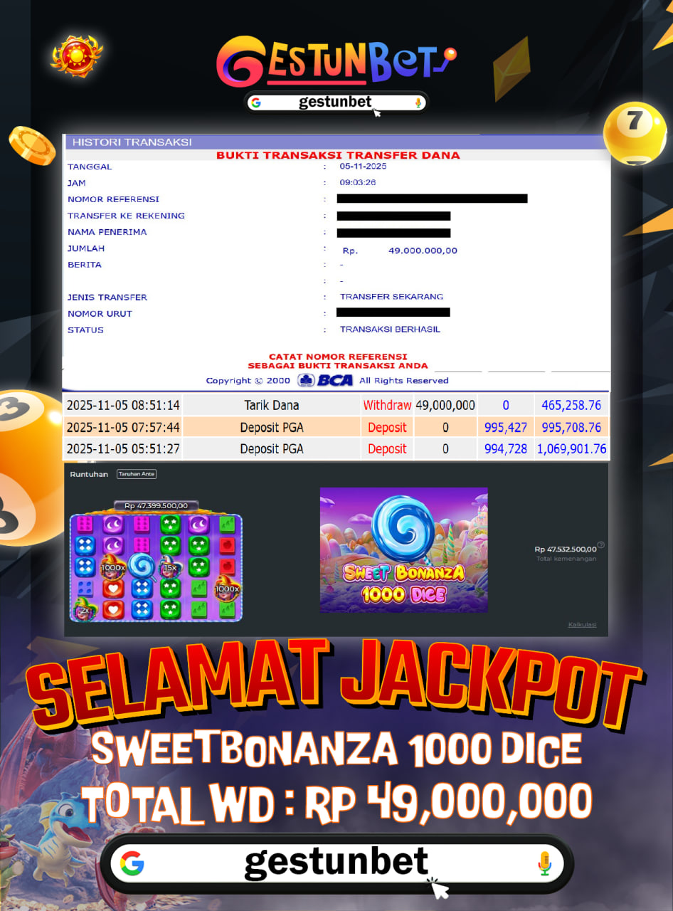 BUKTI JP GESTUNBET 05 NOVEMBER 2025