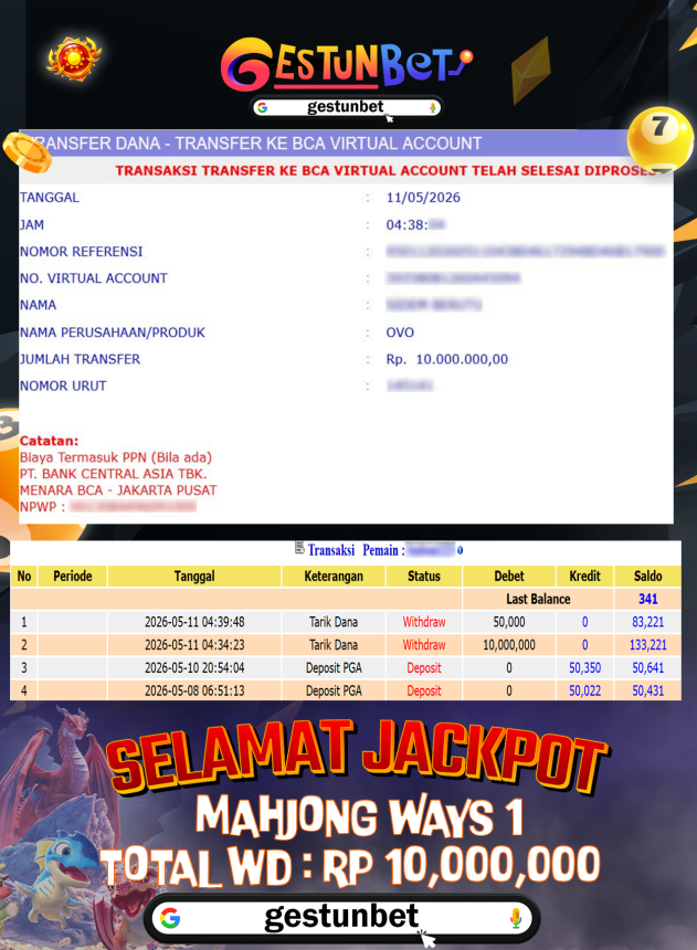 BUKTI JP GESTUNBET 11 MAY 2026