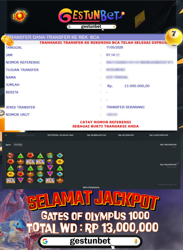 BUKTI JP GESTUNBET 11 MAY 2026