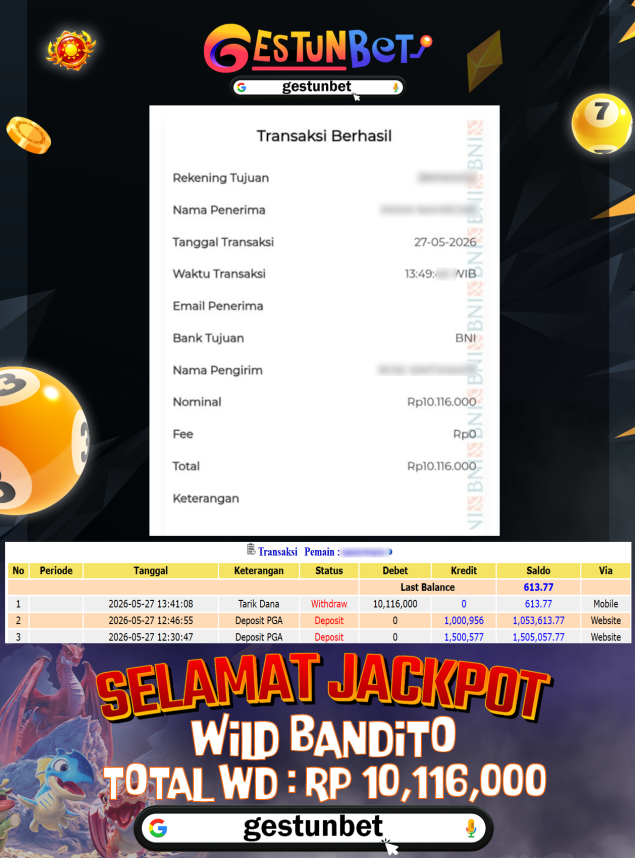 BUKTI JP GESTUNBET 27 MAY 2026