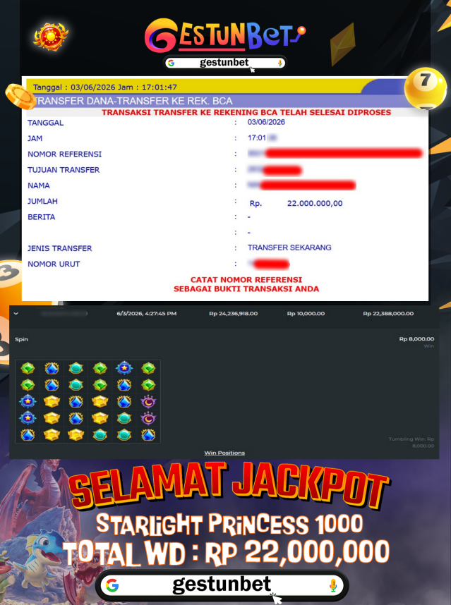 BUKTI JP GESTUNBET 03 JUNI 2026