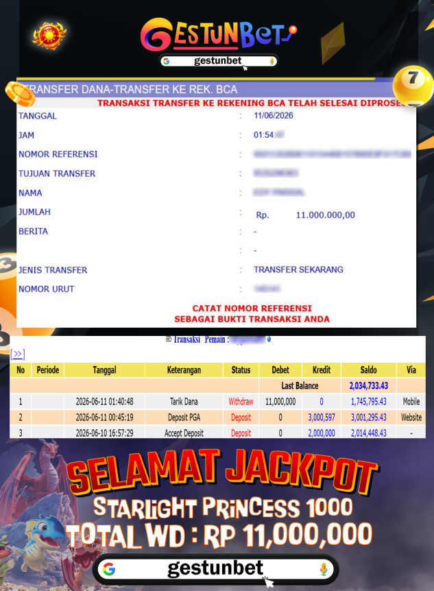 BUKTI JP GESTUNBET 11 JUNI 2026