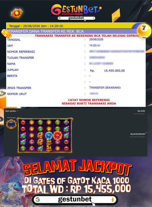 BUKTI JP GESTUNBET 25 JUNI 2026