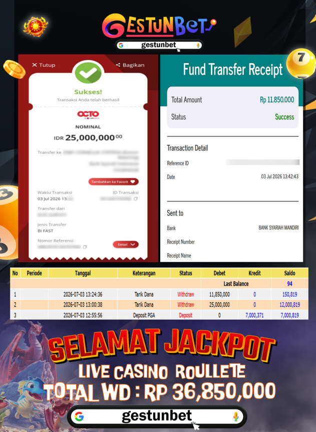 BUKTI JP GESTUNBET 03 JULI 2026