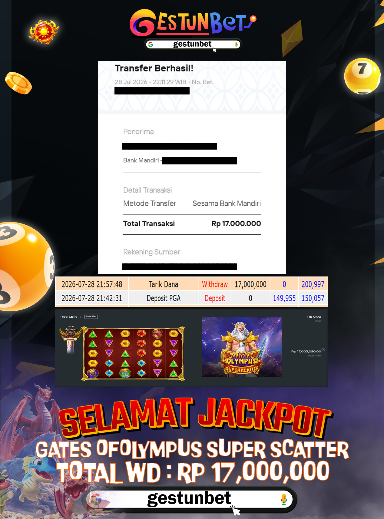 BUKTI JP GESTUNBET 28 JULI 2026