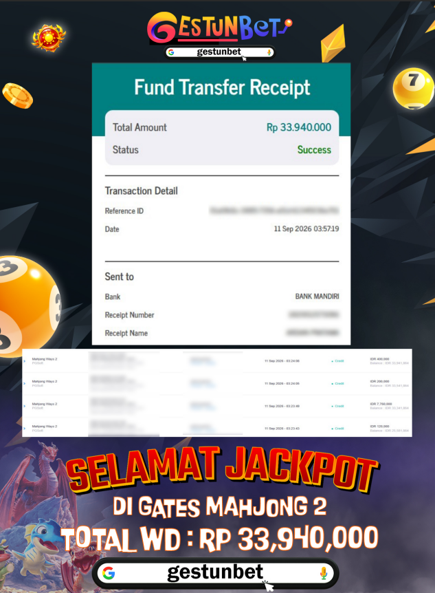 BUKTI JP GESTUNBET 11 SEPTEMBER 2026