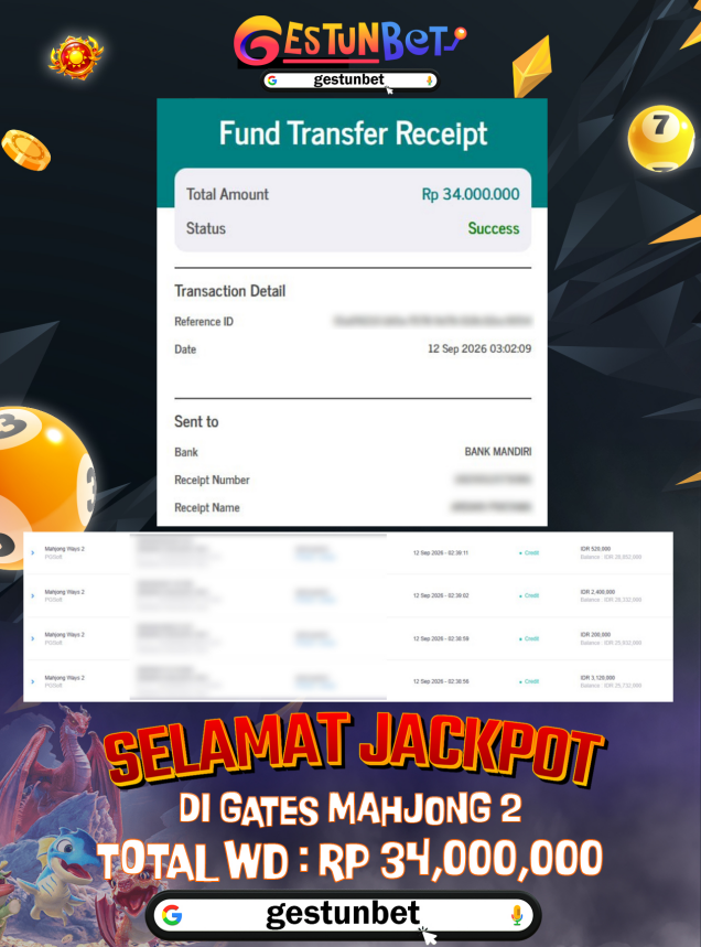 BUKTI JP GESTUNBET 12 SEPTEMBER 2026