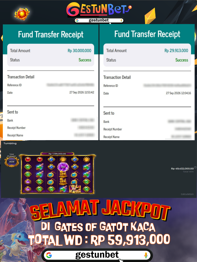 BUKTI JP GESTUNBET 27 SEPTEMBER 2026